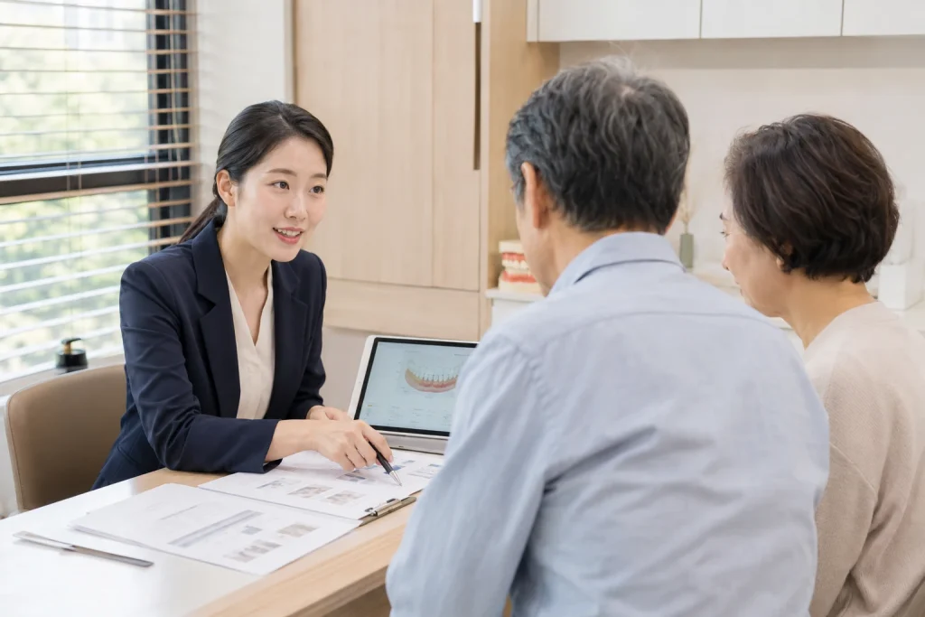 임플란트 재수술 비용의 구성 요소를 보여 주는 자료